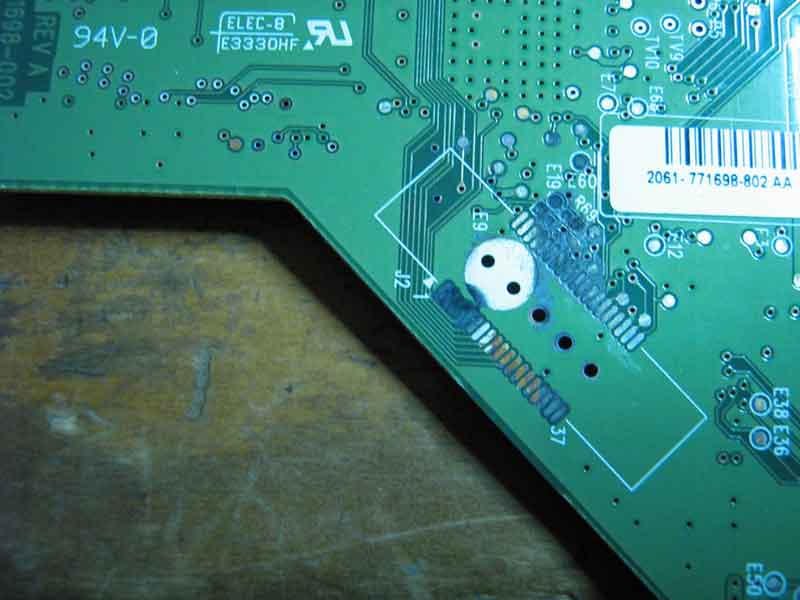 burnt Damaged Pcb